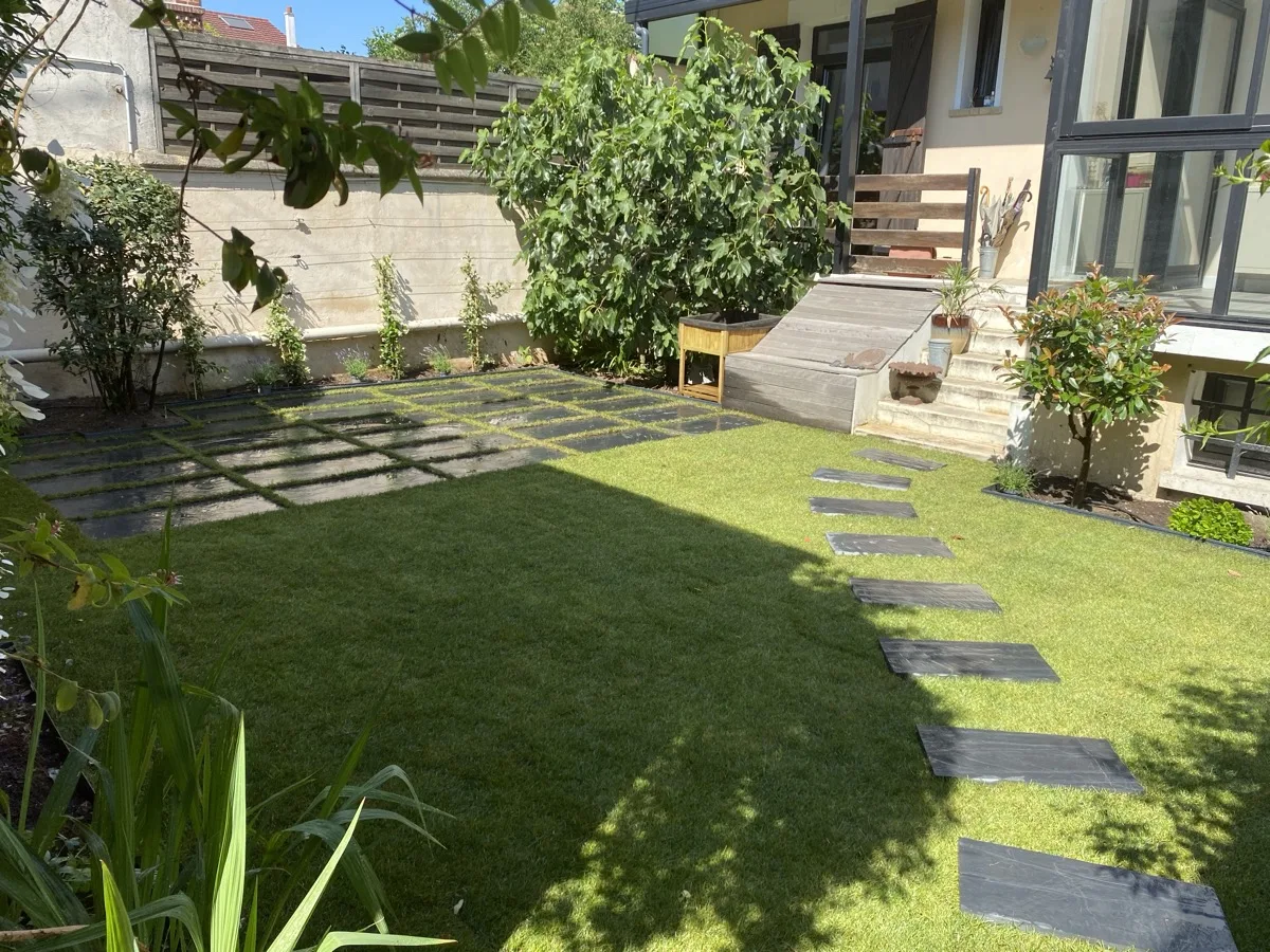 Jardin aménagé à Boulogne-Billancourt